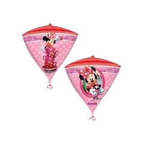 Palloncino Minnie Diamante standard shape 17" (43cm) in mylar, 1pz.
