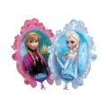Palloncino Frozen Specchio Elsa e Anna super shape 31" (78cm) in mylar, 1pz.