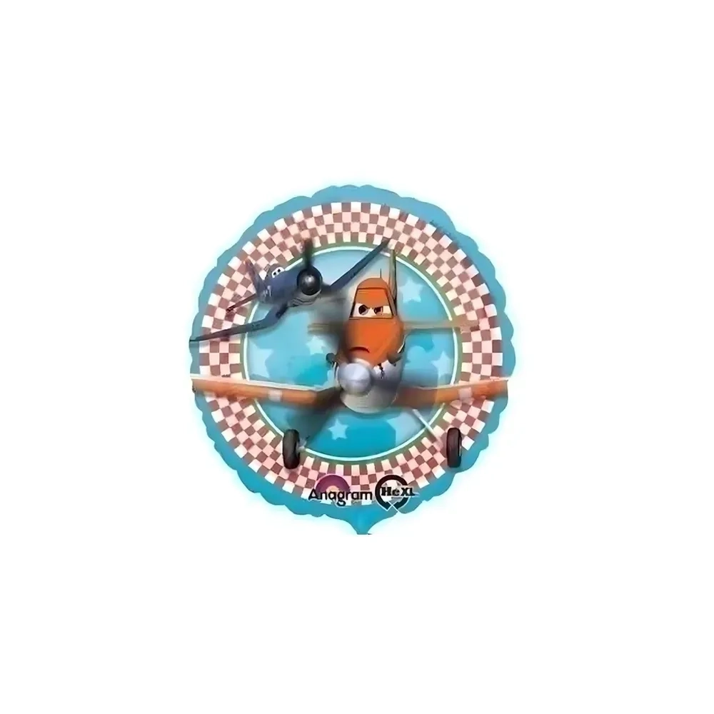 Palloncino Planes standard shape 18" (45cm) in mylar, 1pz.
