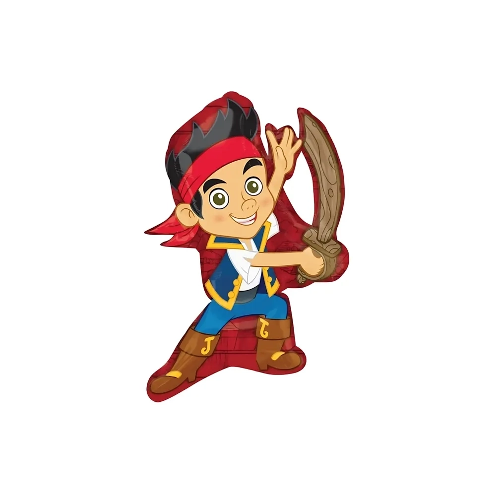 Palloncino Jake Il Pirata super shape 31" (78cm) in mylar, 1pz.
