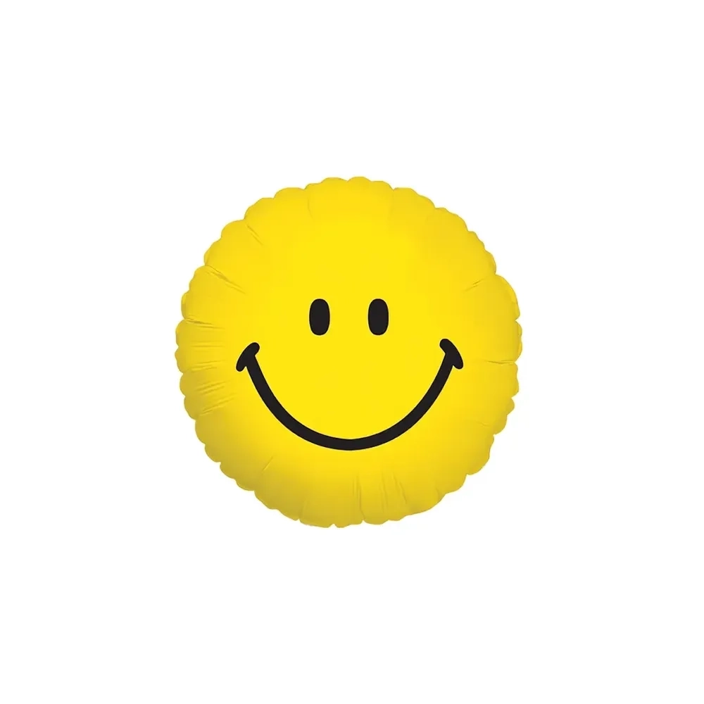 Palloncino Smile Felice standard shape 18" (45cm) in mylar, 1pz.