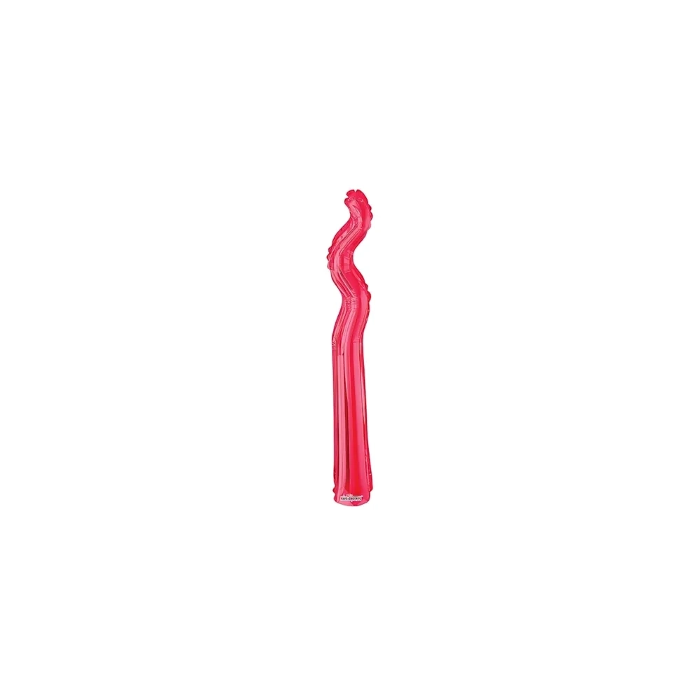 Palloncini Kurly Zig Zag Corallo mini shape 14" (35cm) in mylar, 5pz.