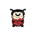 Palloncino Coccinella I Love You standard shape 18" (45cm) in mylar, 1pz.