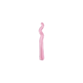 Palloncini Kurly Zig Zag Rosa mini shape 14" (35cm) in mylar, 5pz.