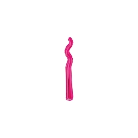 Palloncini Kurly Zig Zag Fucsia mini shape 14" (35cm) in mylar, 5pz.