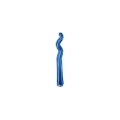 Palloncini Kurly Zig Zag Blu Scuro mini shape 14" (35cm) in mylar, 5pz.