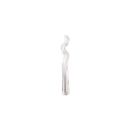 Palloncini Kurly Zig Zag Argento mini shape 14" (35cm) in mylar, 5pz.