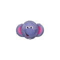 Palloncini testa di Elefante mini shape 14" (35cm) in mylar, 5pz.