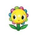 Palloncino Girasole super shape 35" (88cm) in mylar, 1pz.