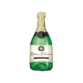 Palloncino Bottiglia Champagne super shape 39" (99cm) in mylar, 1pz.