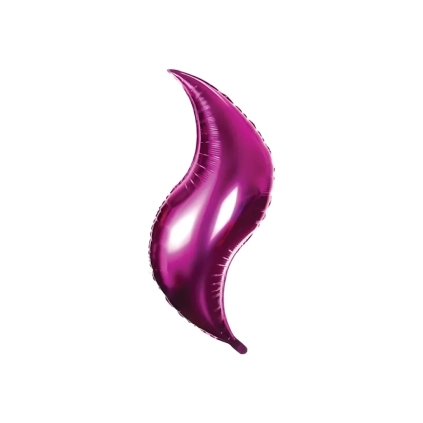 Palloncino Curva Fuxia super shape 36" (91cm) in mylar, 1pz.