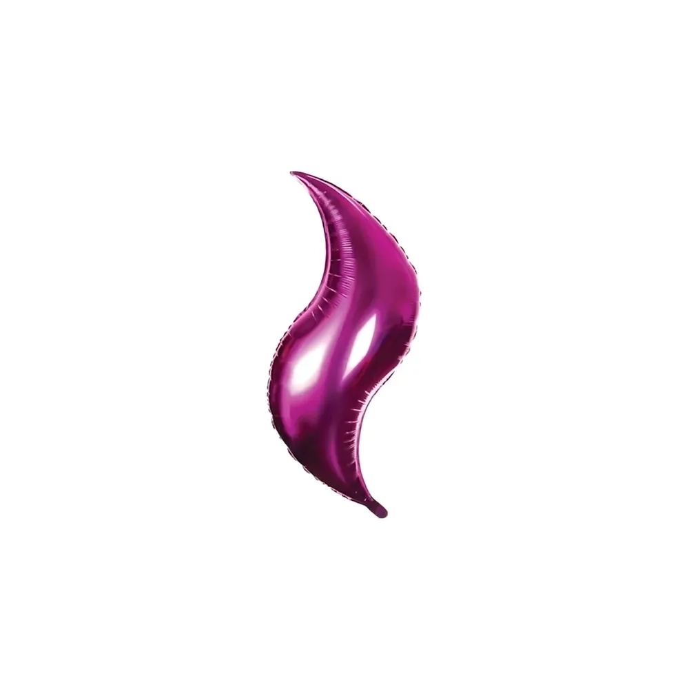 Palloncino Curva Fuxia standard shape 18" (45cm) in mylar, 1pz.