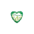 Palloncini Promessa cuore mini shape 9" (22cm) in mylar, 5pz.
