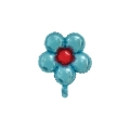 Palloncini Fiore Celeste standard shape 18" (45cm) in mylar, 5pz.