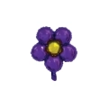 Palloncini Fiore Viola standard shape 18" (45cm) in mylar, 5pz.