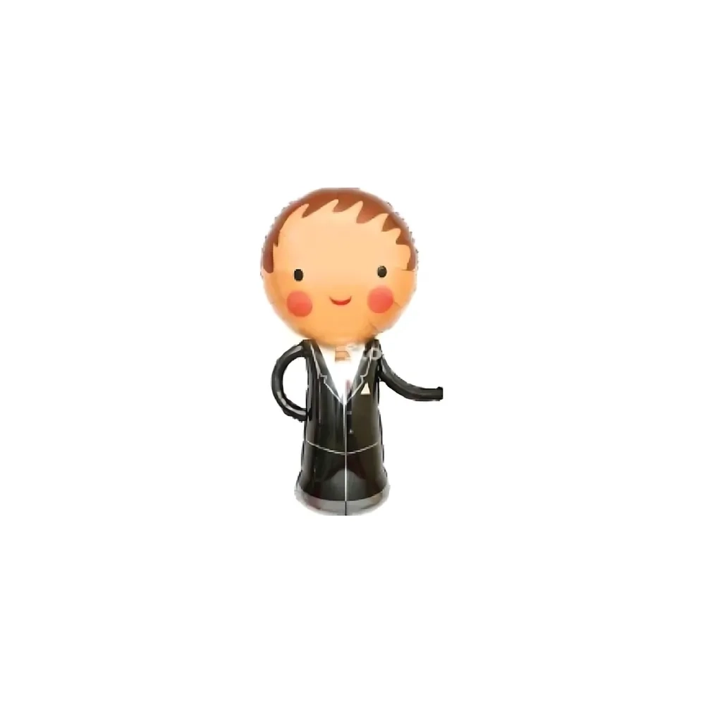 Palloncini Sposo mini shape 14" (35cm) in mylar, 5pz.