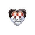 Palloncino cuore Uniti per sempre Donne standard shape 18" (45cm) in mylar, 1pz.