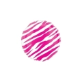 Palloncino Zebrato fucsia standard shape 18" (45cm) in mylar, 1pz.
