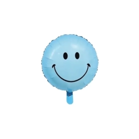 Palloncino Smile Rosa standard shape 18" (45cm) in mylar, 1pz.