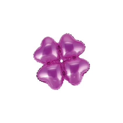Palloncini Cluster Cuori Fuxia mini shape 14" (35cm) in mylar, 5pz.