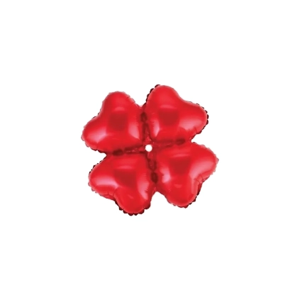 Palloncini Cluster Cuori Rosso mini shape 14" (35cm) in mylar, 5pz.