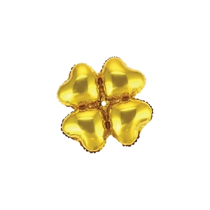 Palloncini Cluster Cuori Oro mini shape 14" (35cm) in mylar, 5pz.