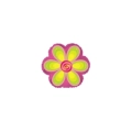 Palloncini Fiore Verde Lime mini shape 9" (22cm) in mylar, 5pz.