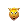 Palloncini testa Giraffa mini shape 14" (35cm) in mylar, 5pz.