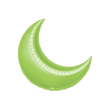 Palloncino Luna Verde Lime super shape 36" (91cm) in mylar, 1pz.