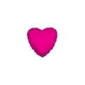 Palloncini Cuore Fuxia mini shape 9" (22cm) in mylar, 5pz.