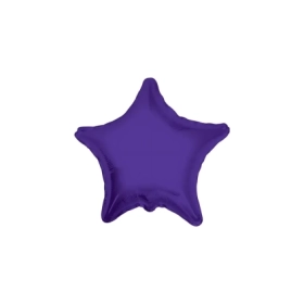 Palloncino Stella Viola standard shape 18" (45cm) in mylar, 1pz.
