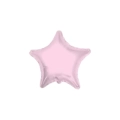 Palloncino Stella Rosa Chiaro standard shape 18" (45cm) in mylar, 1pz.