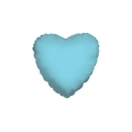 Palloncino Cuore Celeste Chiaro standard shape 18" (45cm) in mylar, 1pz.