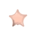 Palloncino Stella Rosa Gold standard shape 18" (45cm) in mylar, 1pz.