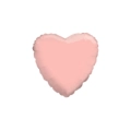 Palloncino Cuore Rosa Gold standard shape 18" (45cm) in mylar, 1pz.