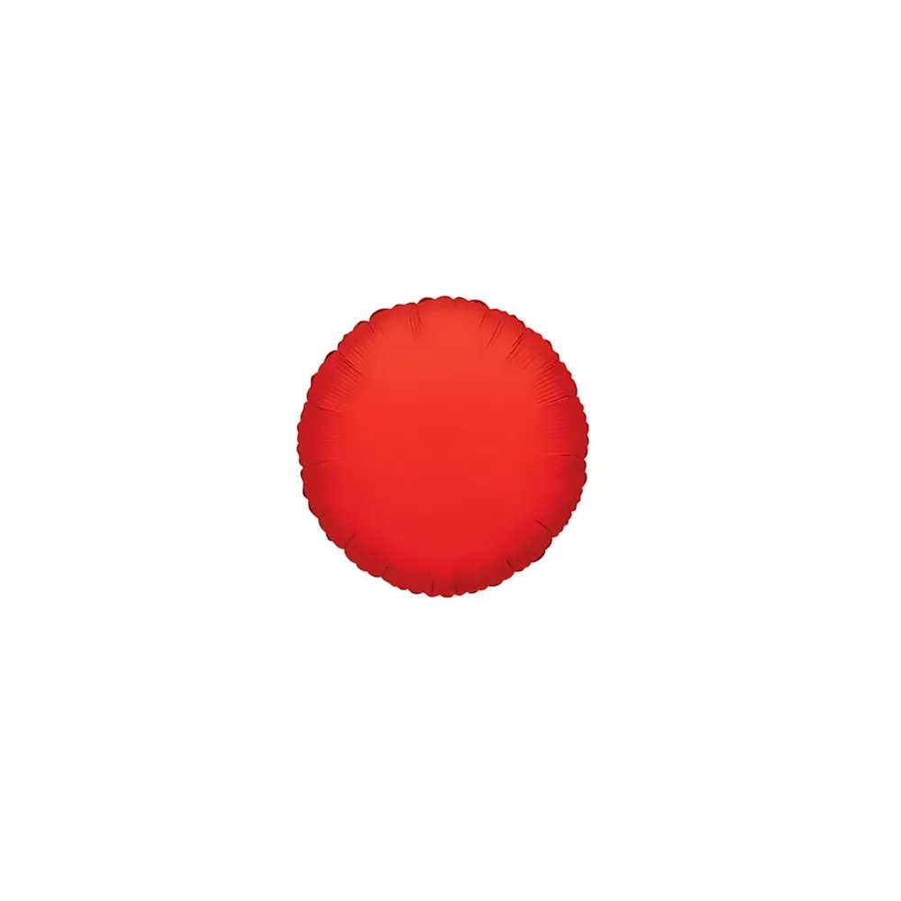 Palloncini Tondo Rosso micro shape 4" (10cm) in mylar, 5pz.