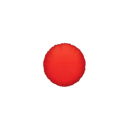 Palloncini Tondo Rosso micro shape 4" (10cm) in mylar, 5pz.