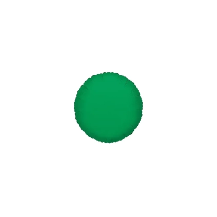 Palloncini Tondo Verde Smeraldo micro shape 4" (10cm) in mylar, 5pz.