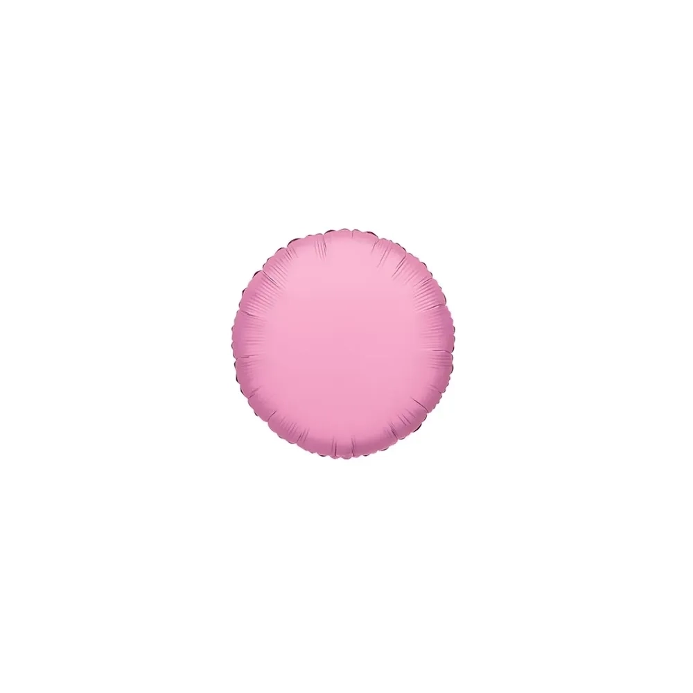 Palloncini Tondo Rosa Baby micro shape 4" (10cm) in mylar, 5pz.