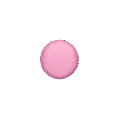 Palloncini Tondo Rosa Baby micro shape 4" (10cm) in mylar, 5pz.
