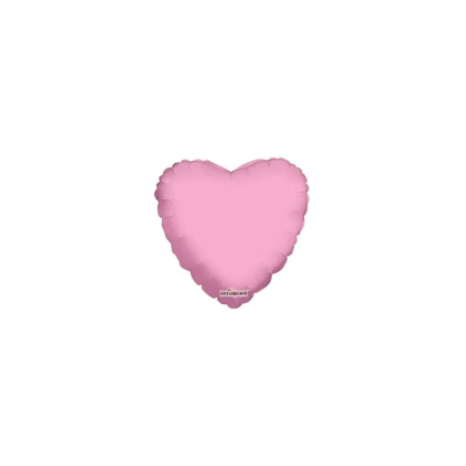 Palloncini Cuore Rosa Baby micro shape 4" (10cm) in mylar, 5pz.
