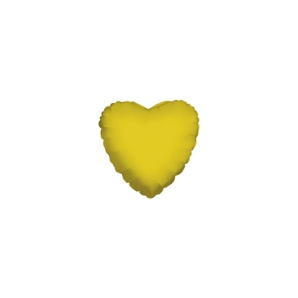 Palloncini Cuore Oro micro shape 4" (10cm) in mylar, 5pz.