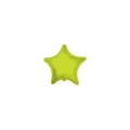 Palloncini Stella Verde Lime micro shape 4" (10cm) in mylar, 5pz.