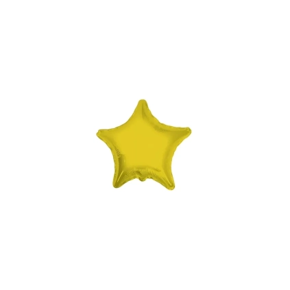 Palloncini Stella Oro micro shape 4" (10cm) in mylar, 5pz.
