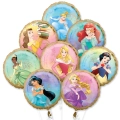Palloncino Principesse Once Upon a Time Bouquet standard shape 17" (43cm) in mylar, 1pz.