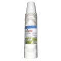 Eco Bicchieri bianchi 200ml, biodegradabili e compostabili, 50 pz.