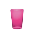 Bicchieri Fucsia trasparente 200cc Fucsia in plastica riutilizzabile, 50pz.