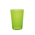 Bicchieri Verdi trasparenti 200cc Verde in plastica riutilizzabile, 50pz
