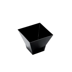 Bicchierino Coppetta finger food Pagota 90cc Nero, 25pz.