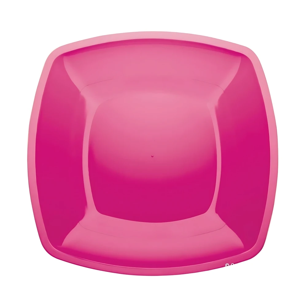 Piatti Fuxia piani piani di forma quadrata 30cm , 12pz.